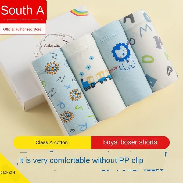 

antarctic men's underwear boxer pants cotton cotton medium and large children's baby underwear cartoon children's four-corner, Camo