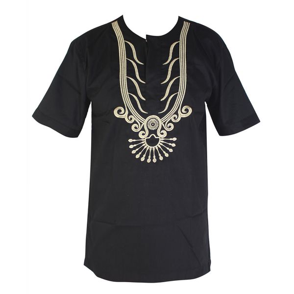 

африка одежда мужская dashiki вышивка tops свадебная одежда африканскую короткой тунике, Red