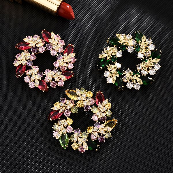 

high end pins brooch dress coat accessories enamel pins brooches for women hijab fashion jewelry brooch gifts for women, Gray