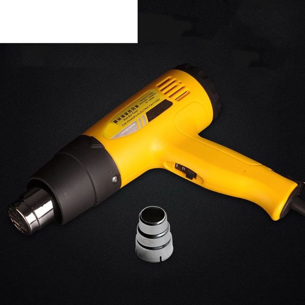 

electric air heater gun temperature-controlled air gun hair dryer soldering hairdryer build tool with 4pcs nozzle