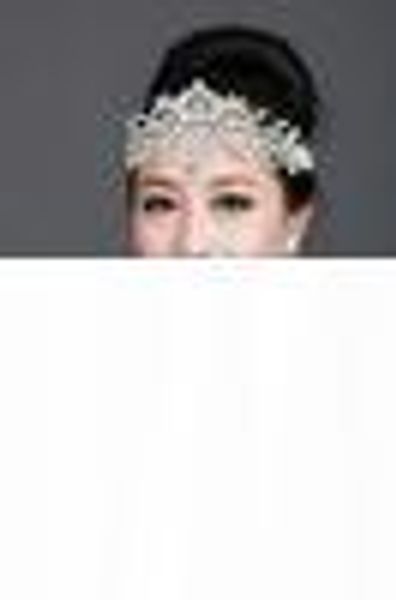 

new arrival bling bling silver plated crystal crown frontlet rhinestone necklace for bride wedding party favor cn006