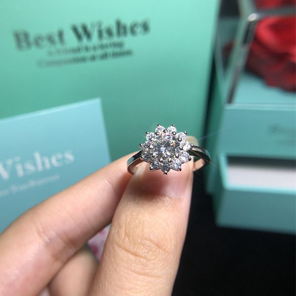 

the sun zircon plating white gold: war in paradise ring ma'am ornaments, Silver