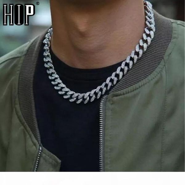 

men iced out chains necklace hip hop bling chains jewelry miami cuban link chains hip hop jewelry