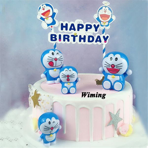 

doraemon cake er kids children boys toys for birthday party gifts baby first birthday decoration cupcake ers cat