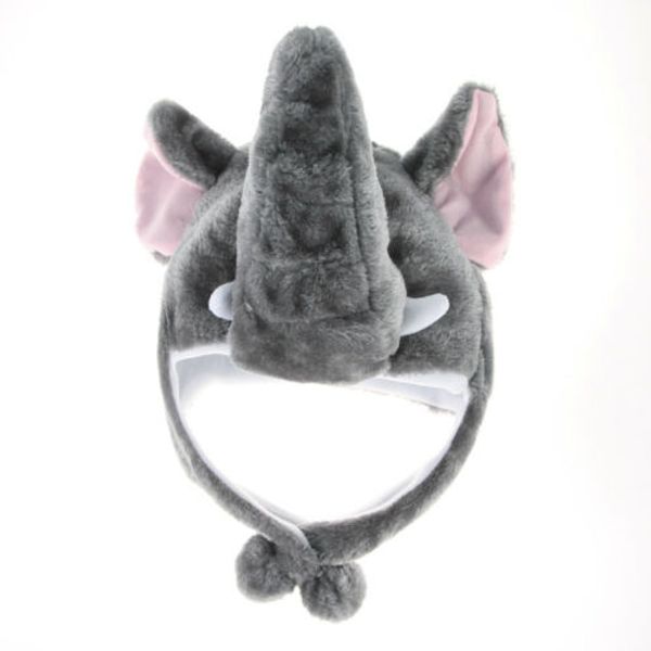 

cute cartoon animal hat plush beanie winter ear warm fluffy cap earmuff gift