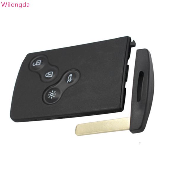 

wilongda for megane 3 key 4 button car key 434mhz pcf7952 chip for card