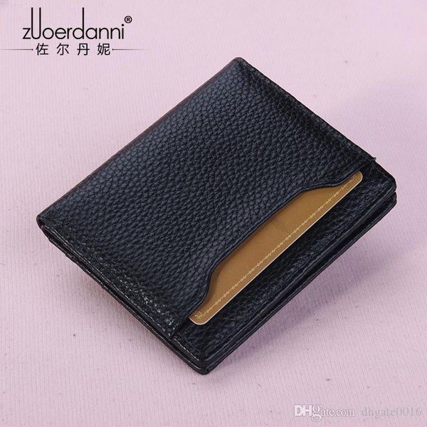 

classic business women card holder casual real leather mens wallets design man cardholder 12344abcdef 29, Brown;gray