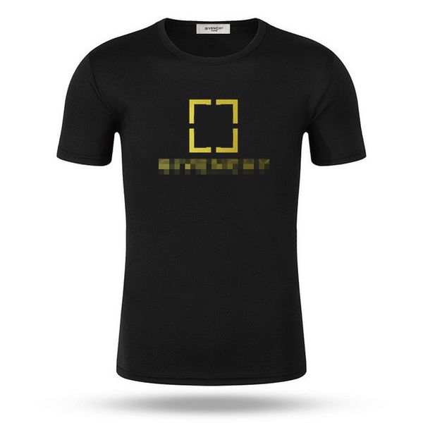 

горячие продажи классические письма напечатаны вокруг шеи короткий рукав мужской футболки ткани гладкой и удобной верхней s - xxxxxl, White