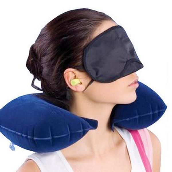

u shaped travel pillow inflatable neck car head rest air cushion for travel office nap head rest air cushion neck pillow