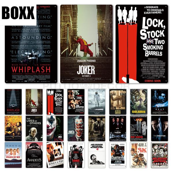 

2020 classic movie metal poster metal tin sign plates wall decor for bar pub club man cave plaque metal vintage iron painting 20*30cm