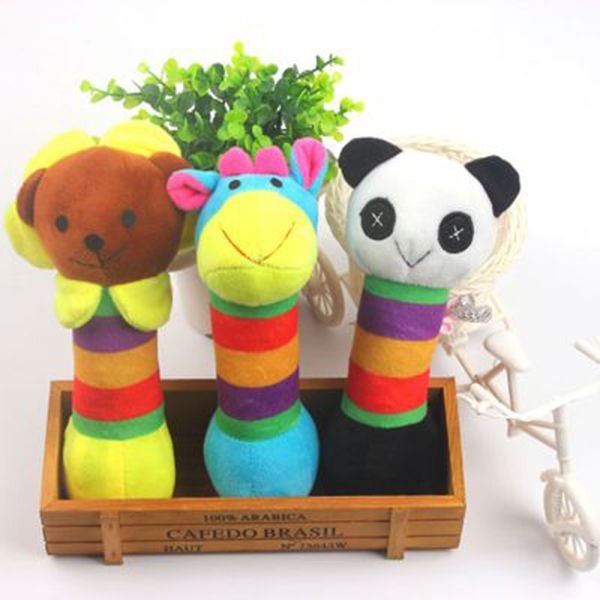 

21 * 8cm pet plush bb sounds sun flower dog panda three dog toys molar cleaning toys