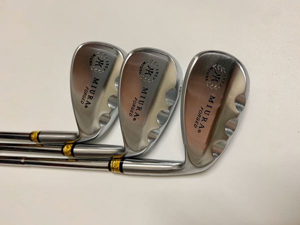 

miura 1957 forged wedge miura golf forged wedges miura golf clubs 52/56/60 degree steel shaft with head cover