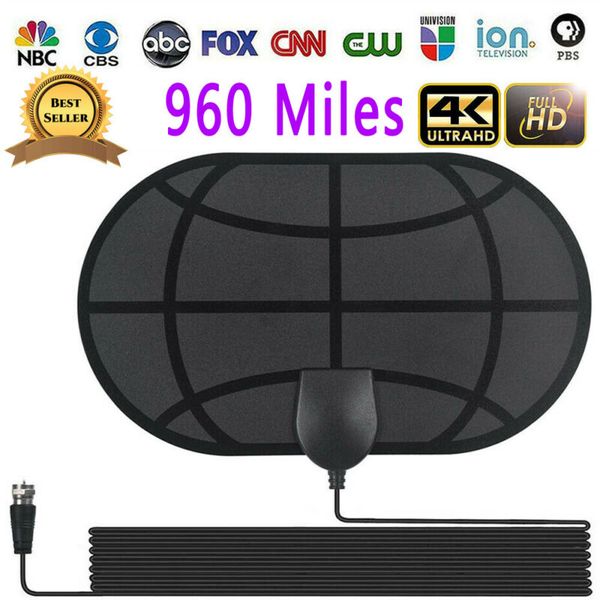 

960 Mile Range Antenna TV Digital HD Skywire 4K Antena Digital Indoor HDTV 1080p