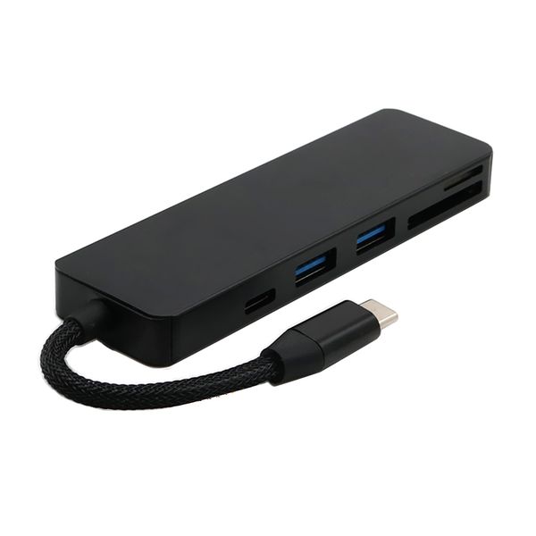 

multi-function 5 in 1 usb c 3.0 type-c hub adapter sd/tf memory card reader