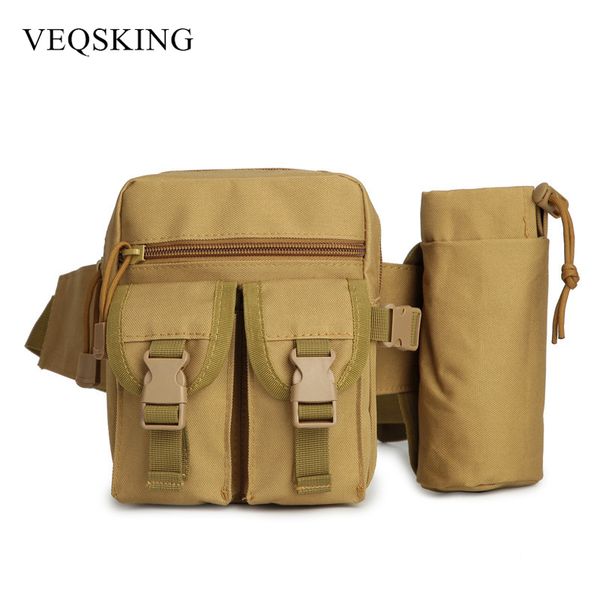 

outdoor tactical shoulder bag waterproof oxford molle camping hiking pouch kettle bag bolsillo waist pack 11 colors