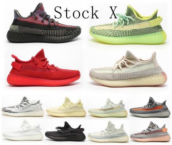 

yecheil black static reflective synth antlia kanye west running shoes gid glow clay beluga 2.0 butter semi men women designer sneakers