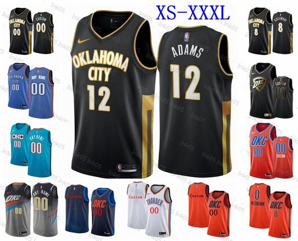oklahoma city thunder custom jersey