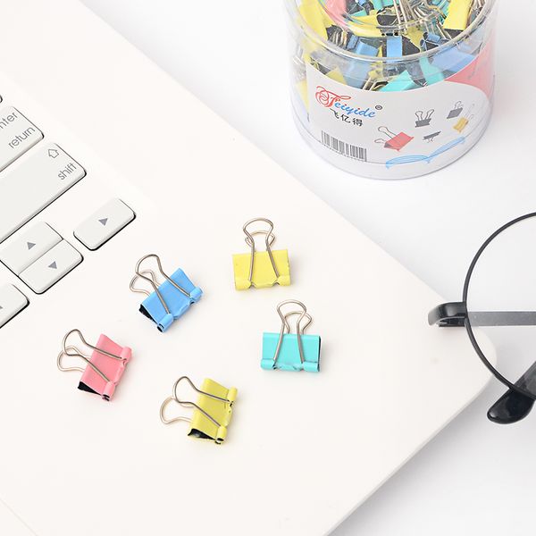 

metal paper clips small more size colorful large binder clips clip for book paper stationery office school supplies clamps