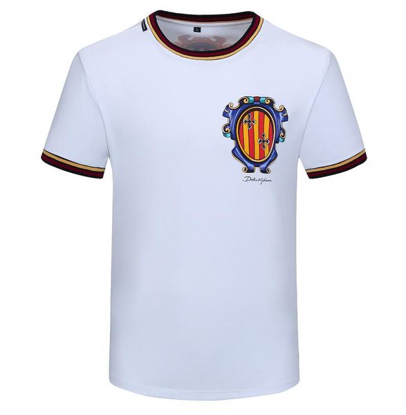 

fashion king pattern print short sleeve t-shirts men luxury designers tshirt summer streetwear tee casual cotton tees shirt, Black;brown