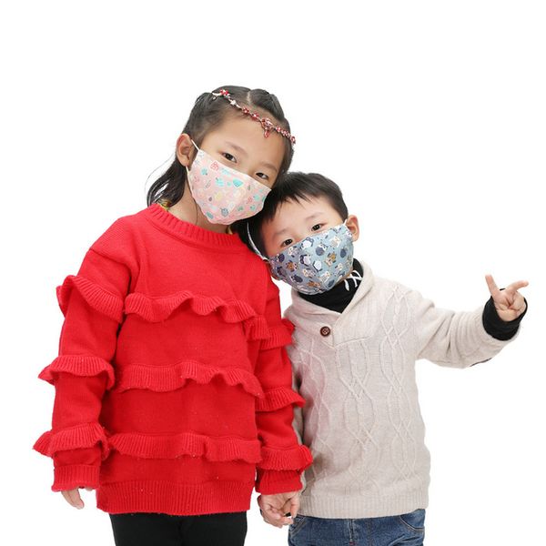 

2016 dhl свободная перевозка груза smurfs маска для лица для детей cubrebocas para нинос tapaboca хлопок ice шелковый лето мультфильм masque, Black