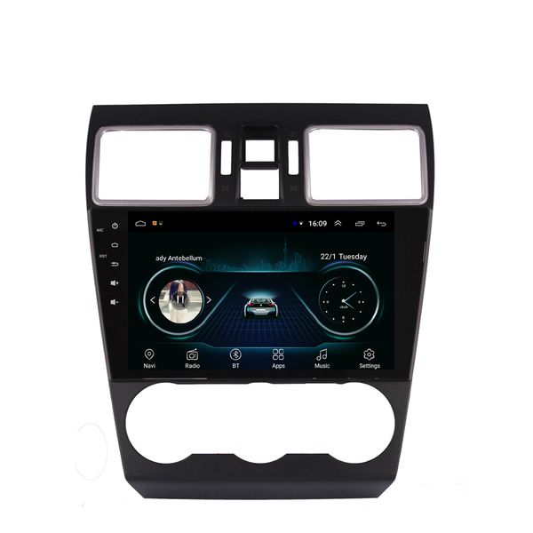 

car built-in wifi microphone gps navitel rds bluetooth music player fast delivery for forester 2013-2017 9" android 8.1