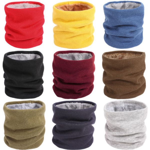 

2019 winter ring scarf polar fleece neck warmer snood scarf hat winter outdoor thermal ski cycling wear snowboarding