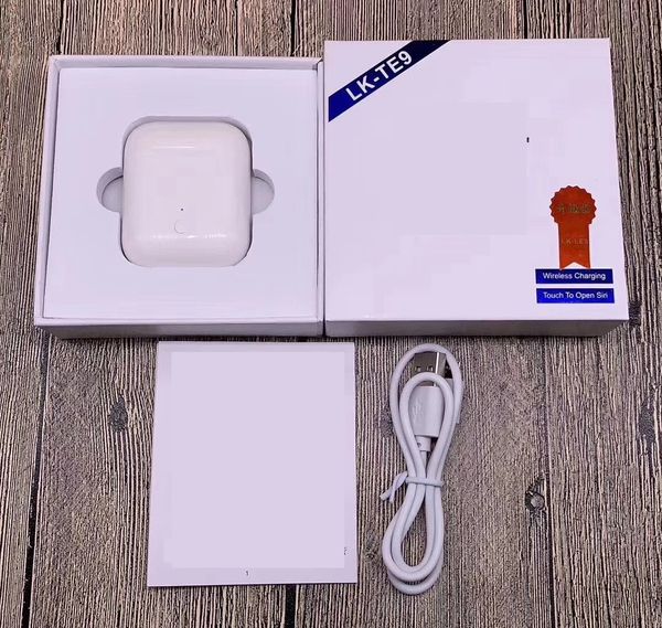 

Lk te9 tw earbud bluetooth 5 0 wirele earphone touch control auto window paring wirele charging binaural calling 1pc lot
