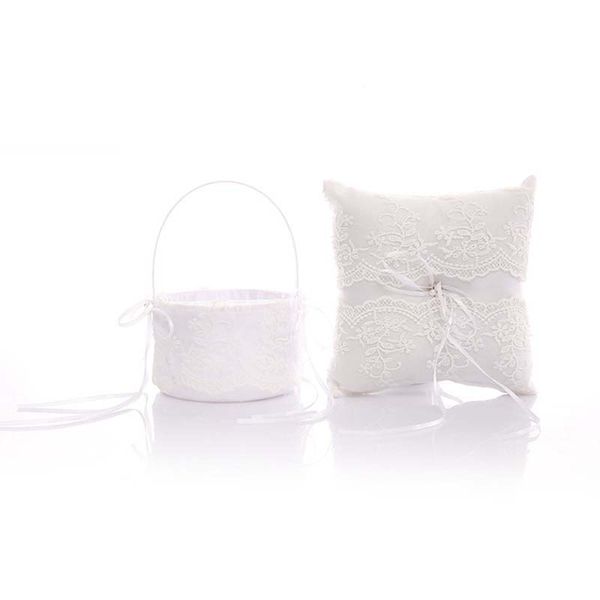 

wedding basket for flower girls flower girl basket and ring pillow set for wedding decoration event party supplies