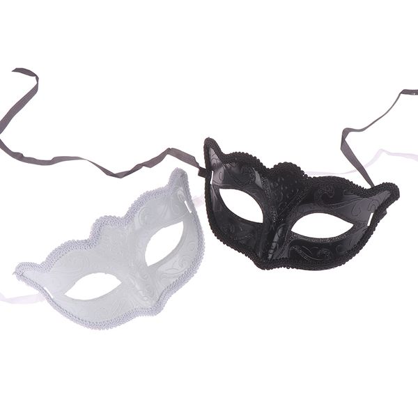 

1pcs men ladies masquerade ball mask venetian party eye mask new black carnival fancy dress costume party decor