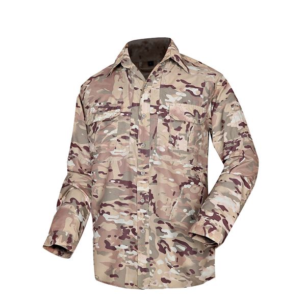 

new men's shirts tactical clothing quick dry long sleeve shirt army men summer combat breathable camouflage shirts, White;black