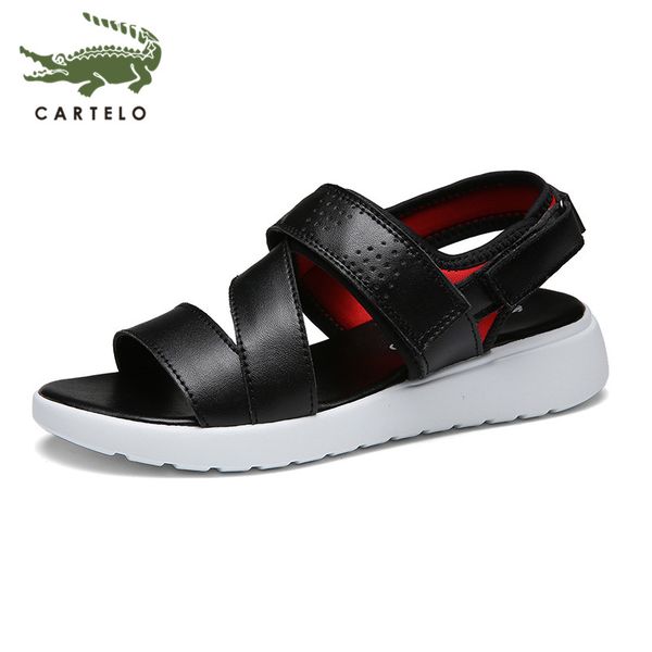

cartelo women's shoes new comfortable and fashionable wild thick bottom casual sports shoes for women, Black