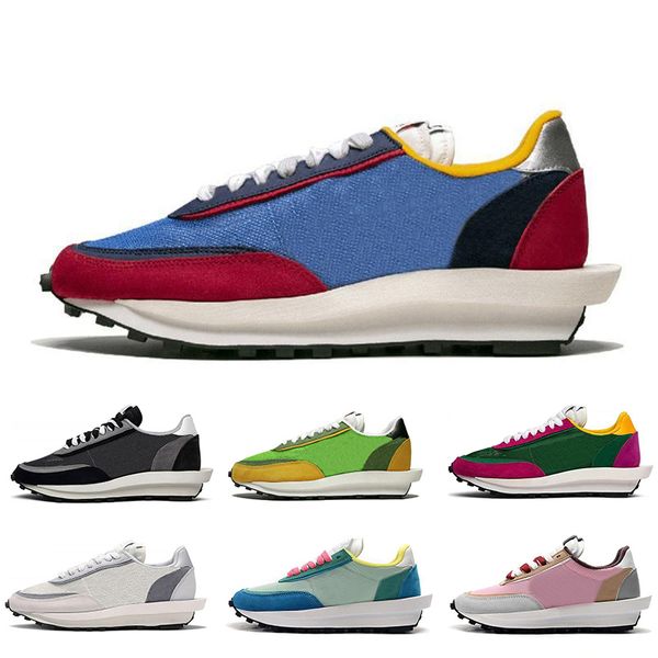 

2020 new white grey ldv waffle daybreak running shoes trainers mens sneakers for women fashion designer breathe tripe s black sports shoes