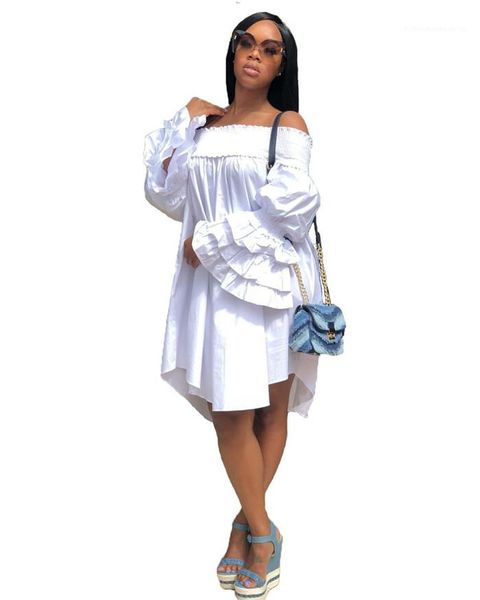 

рукав длиной до колен платье плиссированные хлопок свободного покроя платье свежий и сладкий асимметричный платье slash шеи колокол, Black;gray