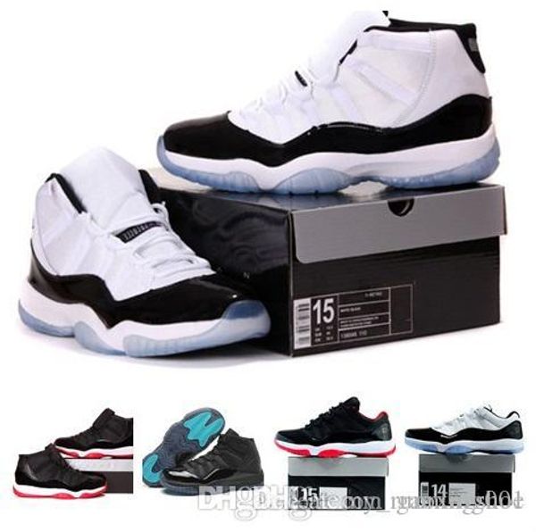 

big size 11s basketball shoes mens 11s bred concord sneakers outdoor sports sneakers big size for big sizeus14 15 16