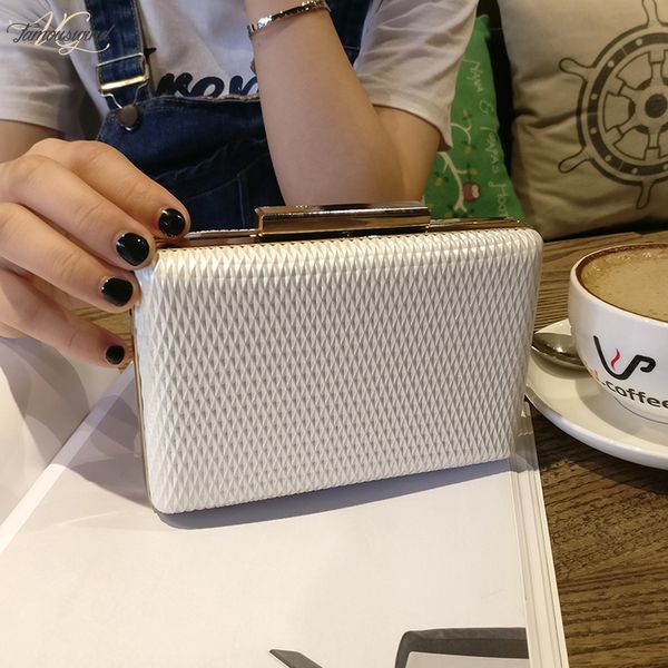 

mini box party evening bag metallic frame clutch purse women bag day clutches ladies purses with party hand bag