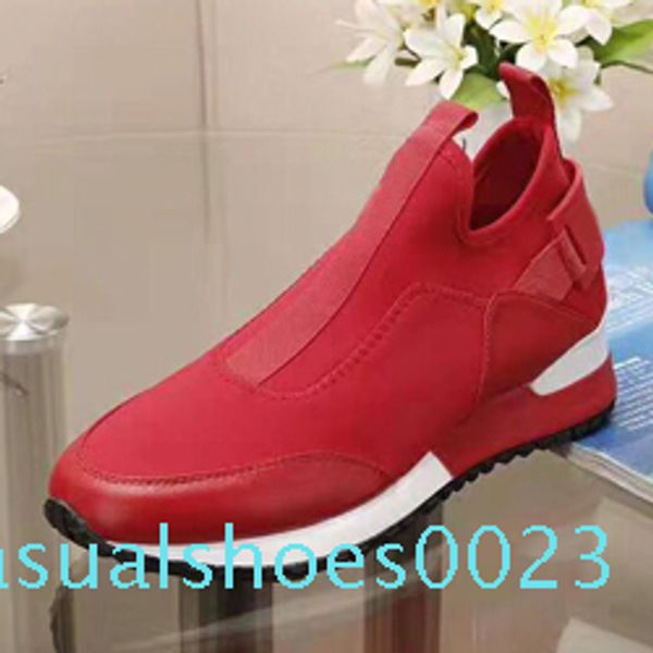 

designer knitted stretch shoes fashion man platform casual shoes luxury woman letter elastic thick soled walking gym shoes large c23, Black