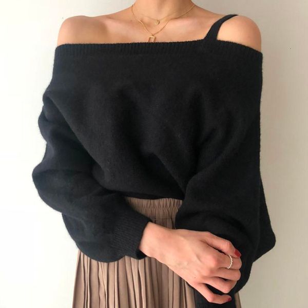 

женский свитер мода повседневная свитер размер один размер удобный теплый wsj000#112388 sun07, White;black