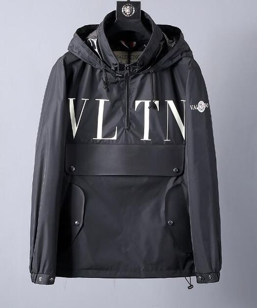 

Mcler 2019 luxury de igner jacket men fa hion zipper hooded de igner windbreaker men 039 ca ual winter coat brand vltn jacket