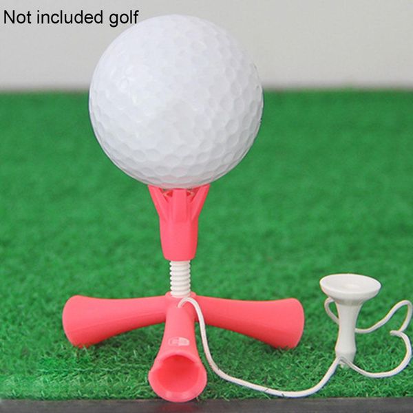 

accessories rotatable tripod practice training easy mini ball holder aids anti-flying adjustable height self standing golf tee gmfnd