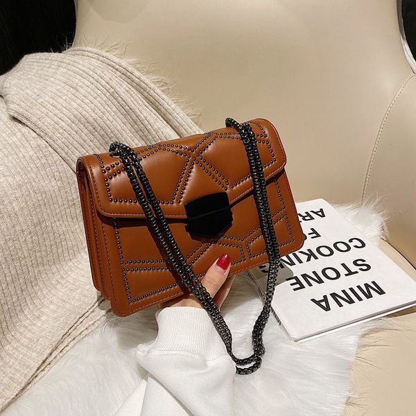 

2020pu сумка женская мода плеча cross-body small square bag