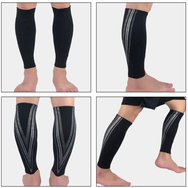 

new ht013 sports legguards leggings breathable compression protective socks universal calf nursing socks running leggings, Black