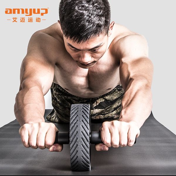 

abdominal wheel abdominal muscles wheel man training device the abdomen equipment household ma'am reduce belly rolling pulley mute woma