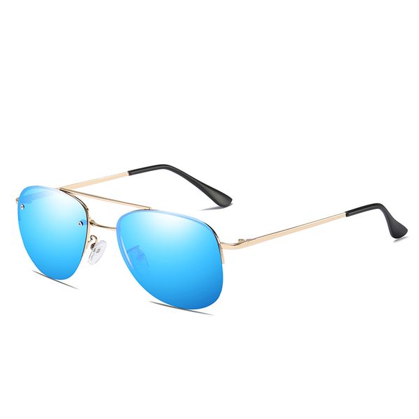 

brand designer polarized sunglasses men's and women's sunglasses men's and women's anti-glare driving sunglasses metal h, White;black