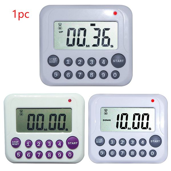 

alarm stand bracket kitchen timer counts down up tools battery powered easy operate deskbutton magnetic digital lcd screen