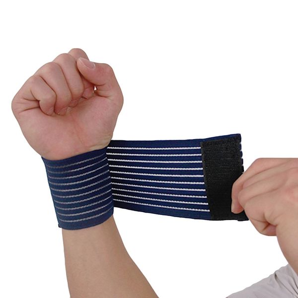 

1pcs 30*7 cm powerlifting elastic bandage leg wrist compression calf knee support strap wraps band brace sports safety, Black;gray