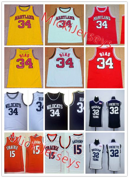 

NCAA #34 Len Bias Maryland Terrapins Northwestern Wildcats Jersey Jimmer Fredette Brigham Young Jersey Carmelo Anthony Syracuse Orang Jersey