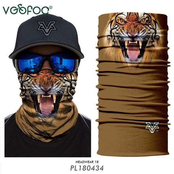 

quick-drying animal hunting sand control bicycle scarf bandanas neck warmer face mask shield headband tube bandana for men, Black