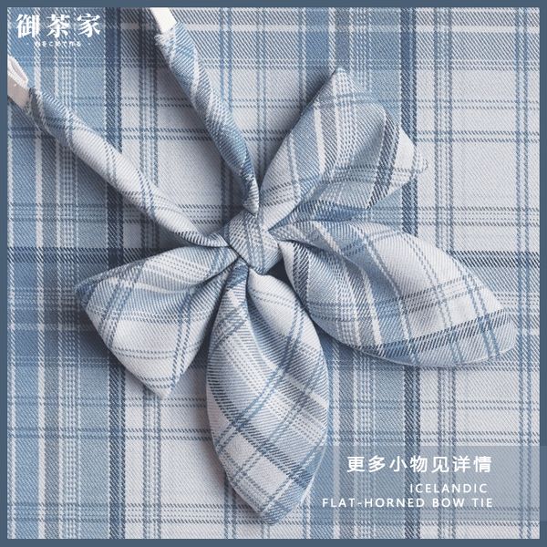 

royal tea home iceland-small things boxer bevel rabbit ear bow tie bow jk uniforms skirt womens clothing accessories, Black;gray