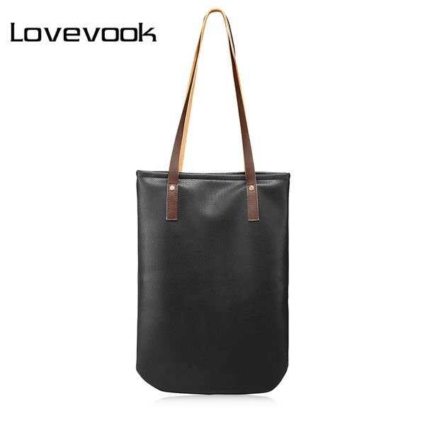 

lovevook brand fashion women shoulder bags female solid handbag casual tote bag good quality ladies large capacity