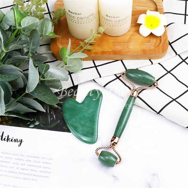 

special spiral shape metals facial massage roller ice cool feeling jade gua sha back relax accessories beauty your skin